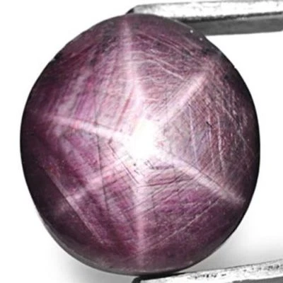 AIGS Certified SIERRA LEONE Star Ruby 71.24 Cts Natural Untreated Oval - Image 1 of 3