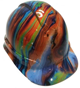 Hydro Dipped Hard Hat Ridgeline Cap Style Custom Slicked Out - Picture 1 of 4