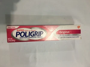 Poligrip Super Prothese Haftcreme Original 2,4 Unzen 1 Packung Ablaufdatum 01/2026 - Bild 1 von 5