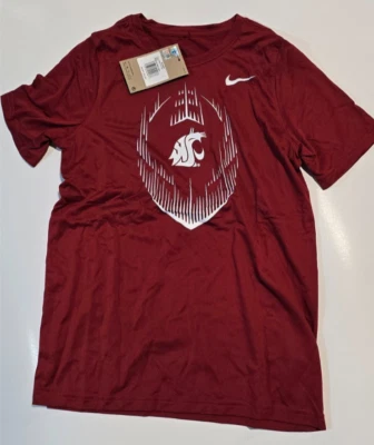 Camiseta con licencia de fútbol americano Nike Dri-Fit Washington State Cougars Legend para niños Foto 1 de 2