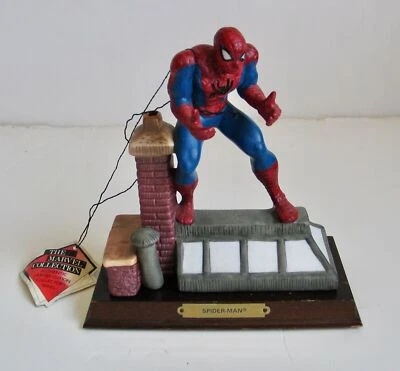 Estatuilla de porcelana Spider-Man vintage 1990 edición limitada pintada a mano Marvel Foto 1 de 4