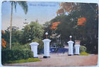 Singapore Estrance of Signapore Garden Antique Postcard