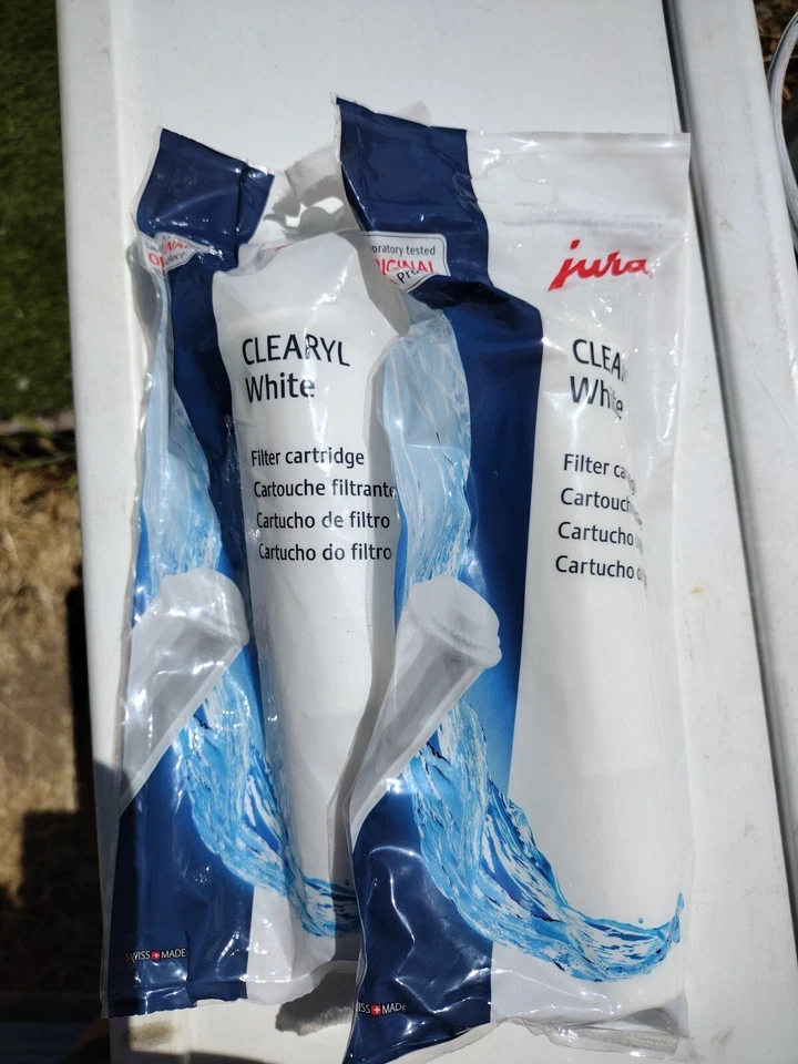 Lote de 2 Cartuchos Filtro ORIGINAL JURA CLEARY Blanco, Precintados  Foto 1 de 1