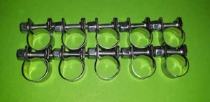 ABA Stainless Steel Fuel Hose Clips #12mm Diameter Ford Land Rover Citroen MG R9 - Picture 1 of 2