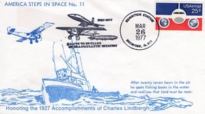 AMERICAN STEPS IN SPACE,   ROCKFORD, IL  1977  FDC18098 - Picture 1 of 1