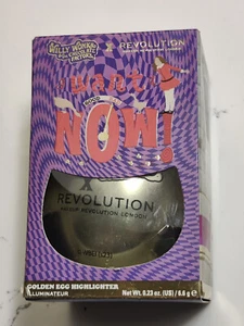 Willy Wonka x Revolution Limited Good Egg Bad Egg Gold Highlighter New In Box - Picture 1 of 1