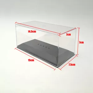 Display Box Acrylic Case Transparent Dustproof for 1:43 IXO Diecast Models 15cm - Picture 1 of 12