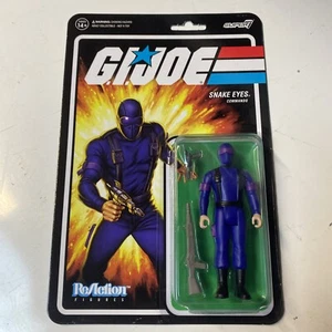 Super7 G.I. Joe ReAction Wave 1 Actionfigur - Snake Eyes Commando - Neu - Bild 1 von 11