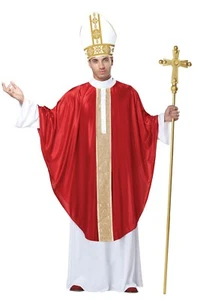 Holy Father Pope Catholic Priest Bishop of Rome Adult Men Costume - Picture 1 of 2