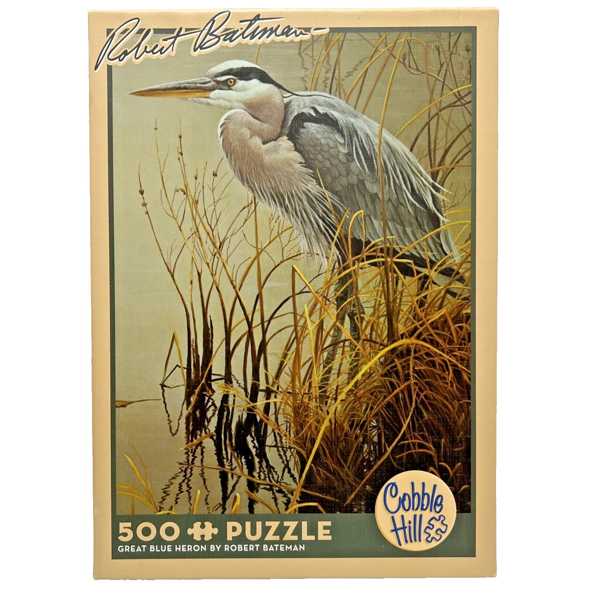 Cobble Hill 500 Piece Puzzle - Island Paradise With Sample Poster, Made In USA Eco-Friendly