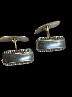 David Andersen 830er Silber Manschettenknöpfe Norwegen Norweger Vintage Nachl... - Bild 1 von 4
