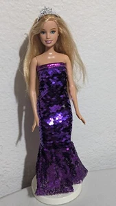Princess Barbie Doll with Dress Tiara Necklace and Shoes Mattel  - Picture 1 of 6
