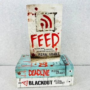 Newsflesh-Trilogie von Mira Grant FEED DEADLINE BLACKOUT Taschenbuch Posten von 3 Büchern - Bild 1 von 8