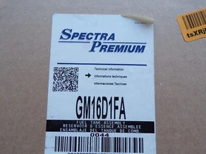Fuel Tank and Pump Assembly Combination-Extended Cab Pickup Spectra GM16D1FA; mS - Bild 1 von 11