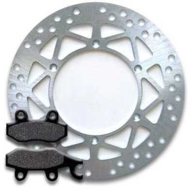 Front Brake Disc Rotor + Pads for Suzuki RM 125 & 250 RMX 250 (1989-1995) NEW - Image 1 of 3