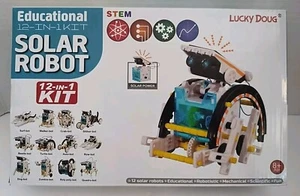 12-In-1 STEM Education DIY Solar Robot Toys Building Science Kits for Kids - Picture 1 of 5