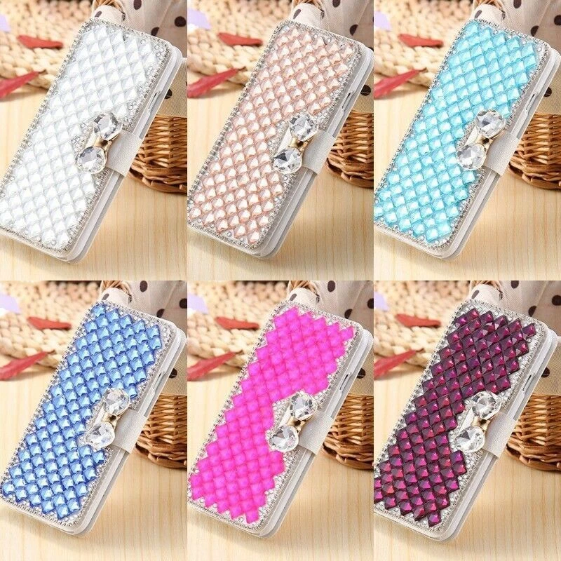 Bling Diamond Rhinestone Phone Case For iPhone 11 12 13 14 15 16 Pro Max XR 7 8 - Image 1 of 4