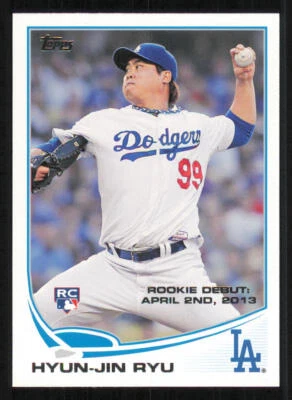 2013 Topps Update #US192 Hyun-Jin Ryu - Image 1 of 2