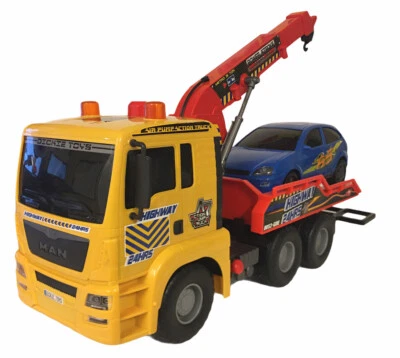 ⭐⭐⭐ Dickie Toys MAN PLASTIC TOY 21" TOW TRUCK Recovery AIR PUMP ACTION ⭐⭐⭐ - Image 1 of 4