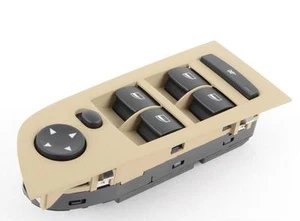 Driver Left Beige Window Mirror Switch Control Unit For BMW E90 E91 318i 320i - Picture 1 of 2