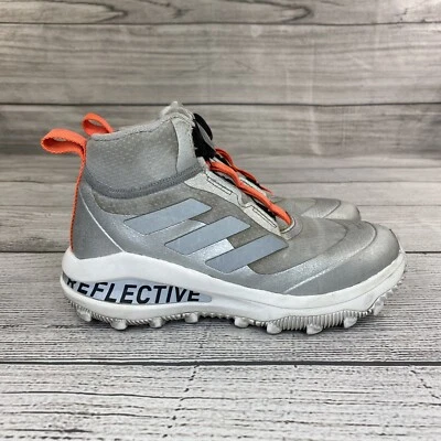 Adidas Fortarun BOA Mid Sneakers Youth Size 3.5 Athletic Shoes S23813 Reflective - Image 1 of 4