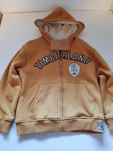 Vintage 2008 Timberland Sherpa Lined Full Zip Hoodie Youth Boys Small (8-10) - Picture 1 of 10