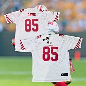 Vernon Davis 49ers Authentic Reebok Jersey Mens Sz 2XL NWT Vintage Deadstock NFL - Picture 1 of 9