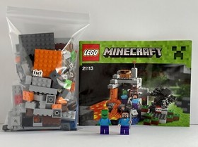 LEGO 21113 Minecraft The Cave 100% Complete - No Box *Retired*
