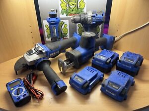 Kobalt 24V Max 5 Tool Combo-Drill, Recip. Saw, Grinder, Drywall Saw, Multimeter