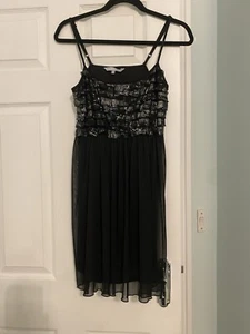 Evening Glintzy Party Dress Fully Lined Size 12 - Picture 1 of 4