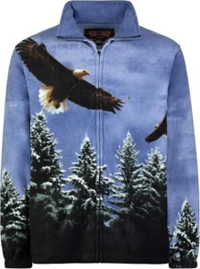 Wildkind Eagle Bird Scout American Eagles Flight Jacket Sweater Unisex Blue L-2X - Picture 1 of 6