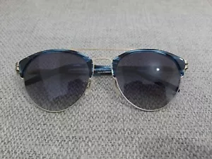 Barton perreira Allied metal Works Sunglasses Model A001 Color Silver Blue 54-21 - Picture 1 of 4