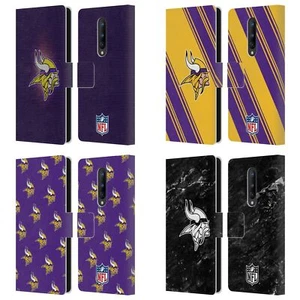 NFL MINNESOTA VIKINGS ARTWORK LEATHER BOOK WALLET CASE FOR BLACKBERRY ONEPLUS - Picture 1 of 10