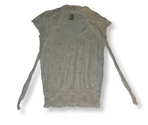 Alex & Jane Blusentop für Damen weiß mit Blumenmuster. Größe XL - Bild 1 von 8