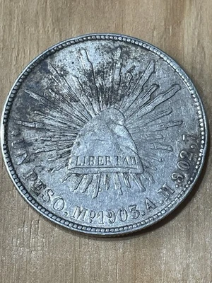 1903 Mo A.M. MEXICO UN PESO - Image 1 of 2
