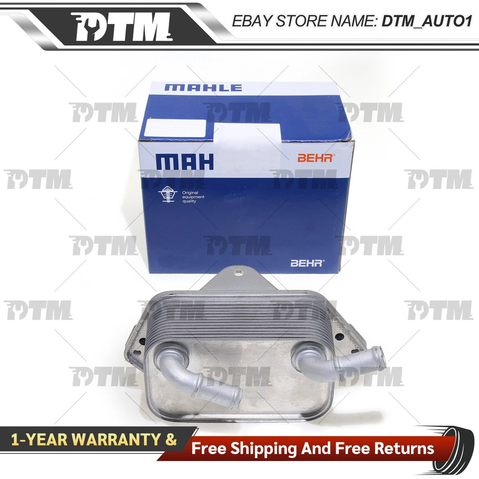 MAHLE Engine Oil Cooler with 06E117021G For Audi A5 A6 Q5 A4 A7 A8 Q7 S4 S5 - Image 1 of 4