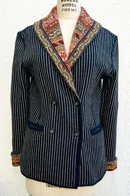 Blazer Suéter Tejido KENZO Paris Vintage Lana Años 80 MUJERES Hecho en Italia Foto 1 de 4