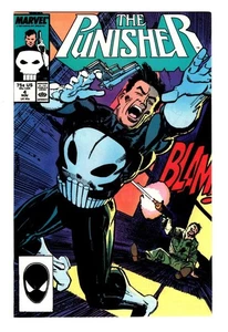 PUNISHER 4 (VF 8.0) 1987 DIRETTO / 1° MICROCHIP / MIKE BARON & KLAUS JANSON * - Foto 1 di 2