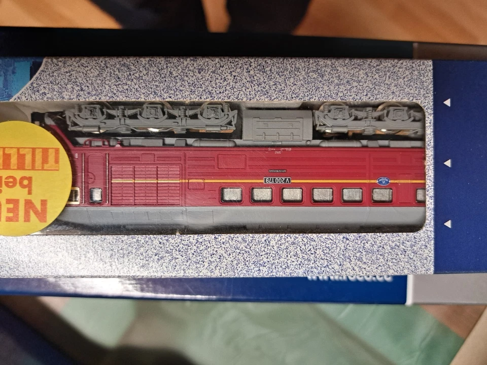 TT DIGITAL V200 179 Diesellok analog "Taigatrommel" DR Ep. III Tillig 02560 OVP - Bild 1 von 1