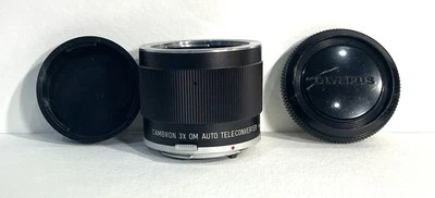 Cambron 3X OM Auto Teleconverter With Caps - For Olympus - Image 1 of 4