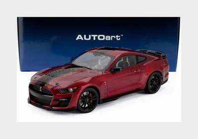 AUTOART 73098 FORD USA - MUSTANG SHELBY GT500 COUPE 2023 - ROUGE RAPIDE - 1/18 - Photo 1/2