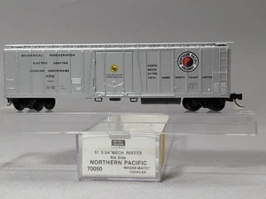 N Scale Micro Trains 70050 NORTHERN PACIFIC Rib Side Mechanical Reefer NPM 569 - Picture 1 of 7