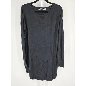 Athleta Womens Sz M Knee Length Long Sleeve Sweater Dress Black - Picture 1 of 4