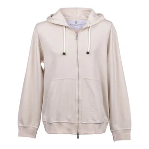 BRUNELLO CUCINELLI MEN'S ATHLETHIC STYLE ZIP UP SWEATSHIRT HOODIE / SWEATER NWT - Picture 1 of 7