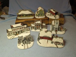 Vintage ROCKWELL'S HOME FOR THE HOLIDAYS Christmas Village Houses YOU CHOOSE  - Picture 1 of 22