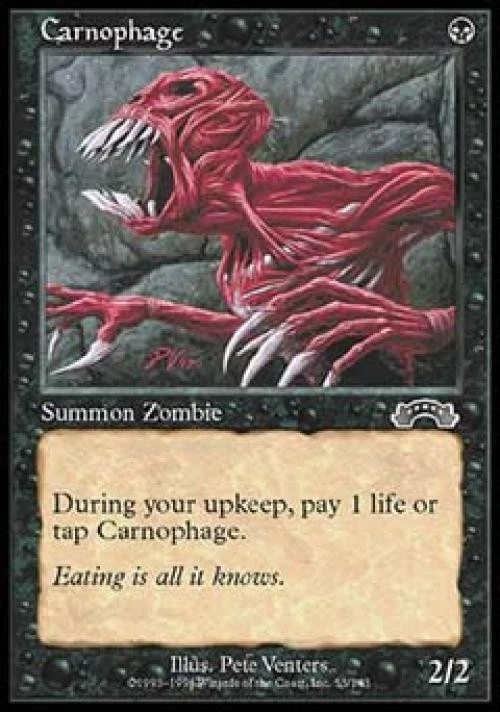 Carnophage - Medium Play MTG Exodus - Image 1 of 1