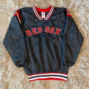 Red Sox crewneck windbreaker size 14/16 kids - Picture 1 of 5