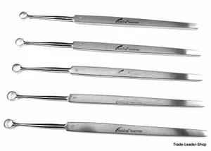 5x FOX Lupus Curette 14 cm 6 mm skin dermatology foot care pedicure - Picture 1 of 2