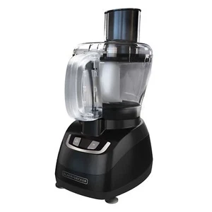 Black Decker 8 Cup Food Processor 450 Watt Dishwasher Safe Removable Parts - Picture 1 of 10