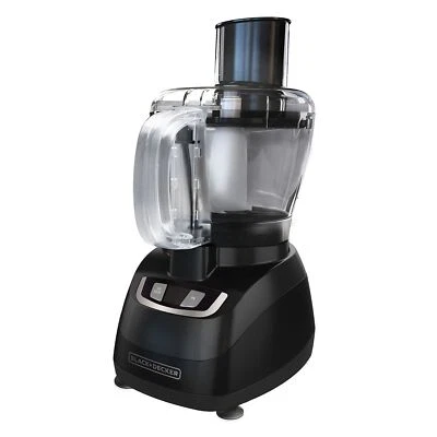 Black Decker 8 Cup Food Processor 450 Watt Dishwasher Safe Removable Parts - Image 1 of 4